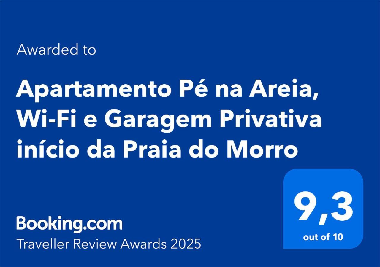 Apartamento Pe Na Areia, Wi-Fi E Garagem Privativa Inicio Da Praia Do Morro Guarapari Exterior photo